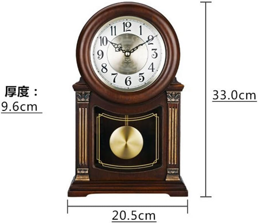 The Clock Living Room Home Solid Wood Clock Clock Retro Clock Desktop Timing Chinese