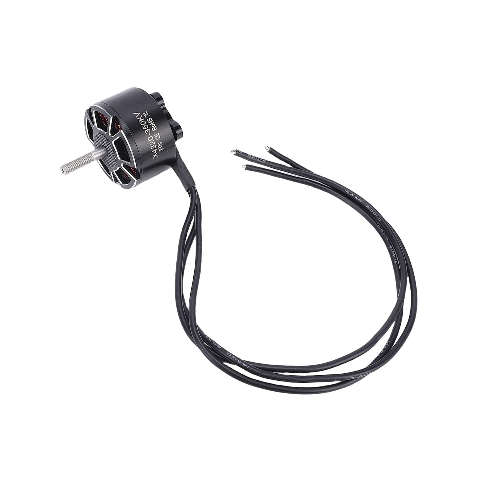 RiToEasysports Silnik Drona 350KV, Bezszczotkowy Silnik ze Stopu Aluminium do Quadkoptera RC, z Zamiennikiem FPV 15-calowym.