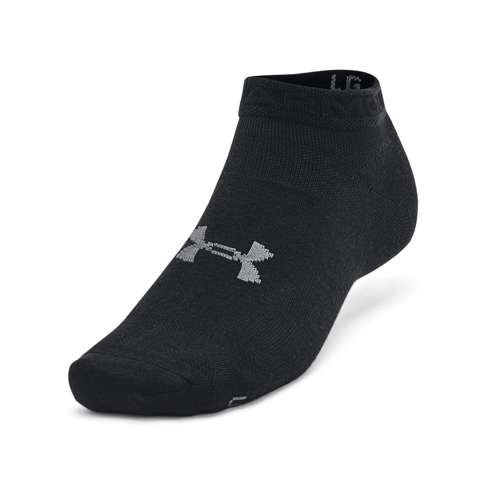 Under Armour Essentials 3 Pack Low Socks - Black UK 12 - 15