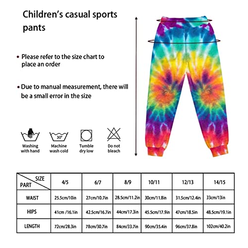 Renewold Kids Pull-On Jogger Sweatpants, Tie-Dye Casual Pants For Music Festivals Tourism Party, Sport Clothing For Basketball Softball Soccer, Boys Girls Sweatpants #TOP3