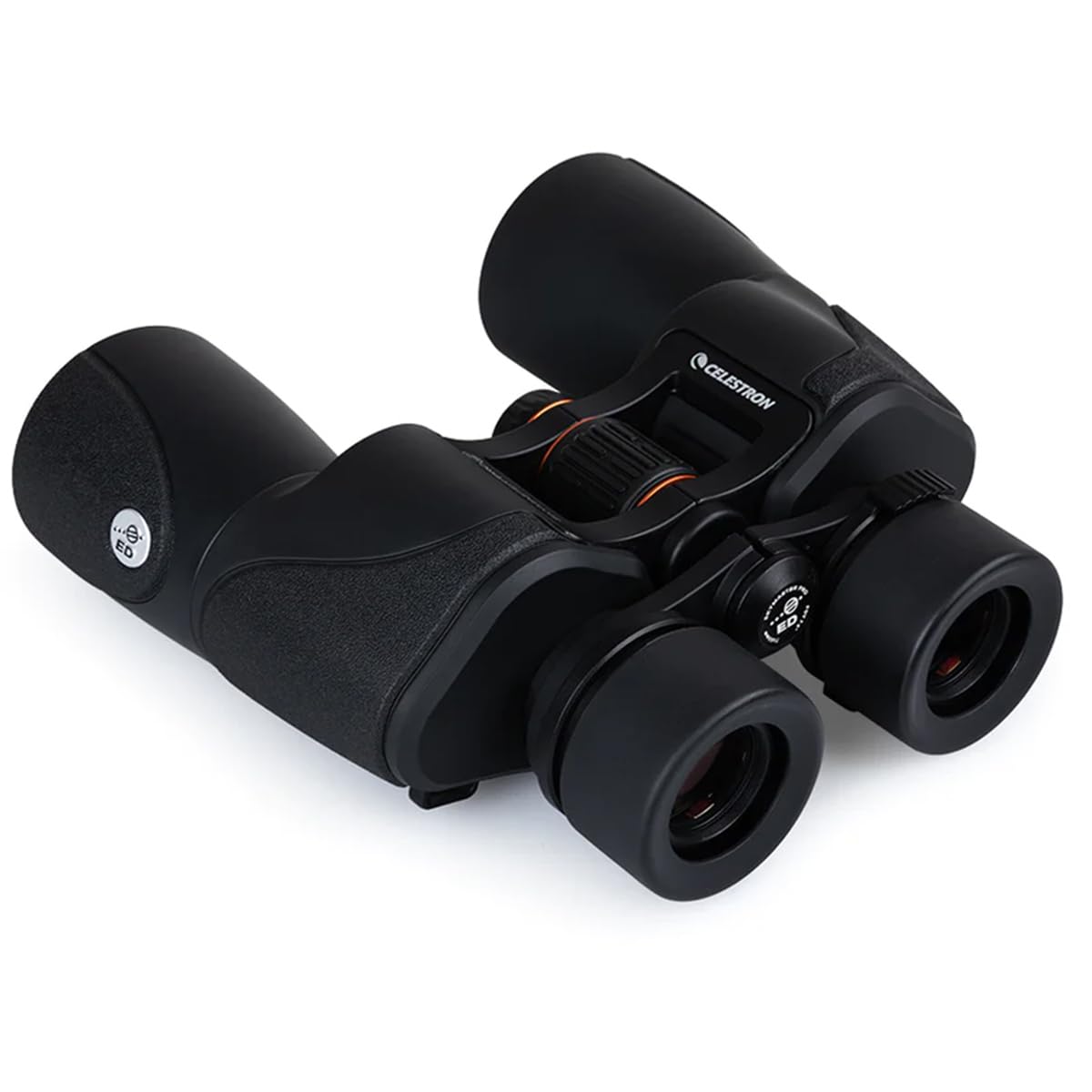 Celestron 72033 SkyMaster Pro ED 7x50 Binocolo astronomia Vetro ED e apertura grande per vista da lunga distanza, rivestimento completamente multistrato XLT, adattatore treppiede e astuccio trasporto