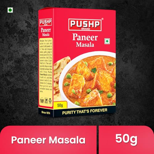 Image of Pushp Brand Paneer Masala Box (Pack of 1, 50gm)