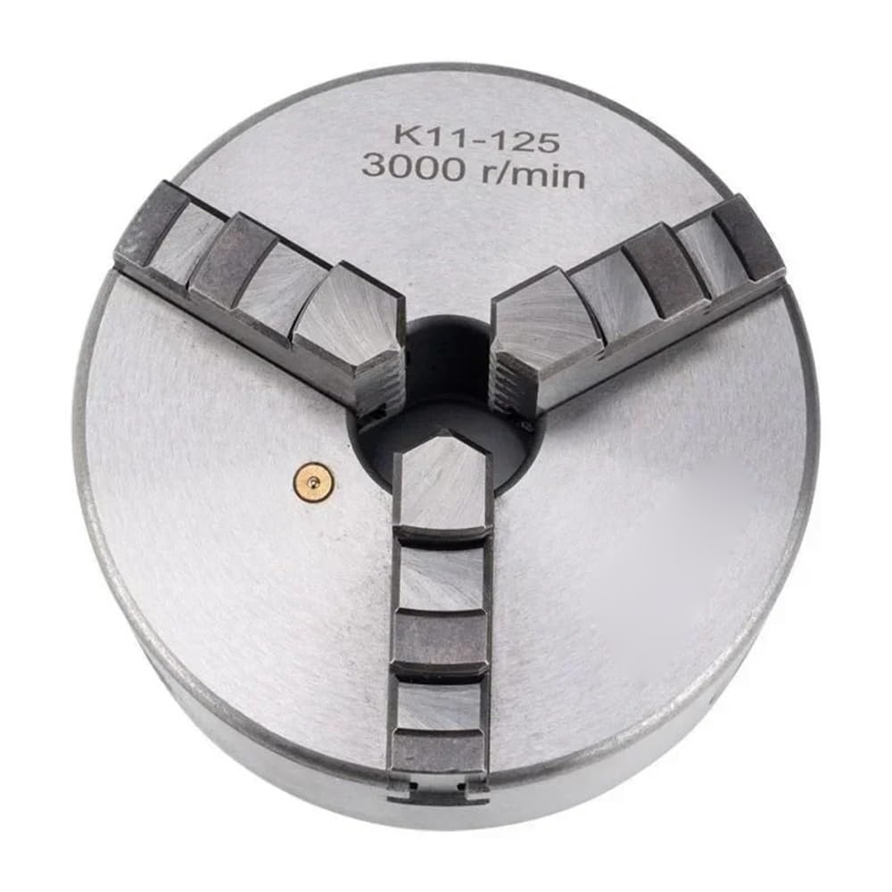 Uchwyt tokarski 3 szczęki 125 mm K11-125 Drewno Mini Metal Wiertarka mechaniczna Wiercenie Pneumatyczne Samocentrujące (K11-125)