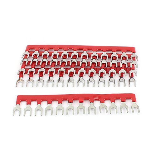 Terminal Stripe Aexit 400V 10A 12 Posiciones Rojo 4 Pcs miniatura 1