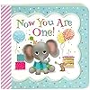 Now You Are One: Little Bird Greetings, Greeting Card Board Book with Personalization Flap, 1st Birthday Gifts for One Year Olds Board book – Illustrated, May 1, 2017