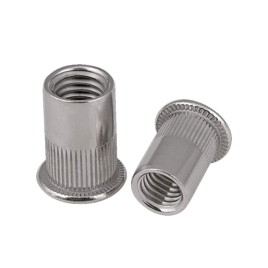 Rivetti a Testa Esagonale Piatta M3 M4 M5 M6 M8 M10 in Acciaio Inox 304, Connettori per Mobili, Inserti per Giunzioni, Dadi a Manicotto Rivetti a Testa Esagonale Piatta M3 M4 M5 M6 M8 M10 in Acciaio Inox 304, Connettori per Mobili, Inserti per Giunzioni, Dadi a Manicotto