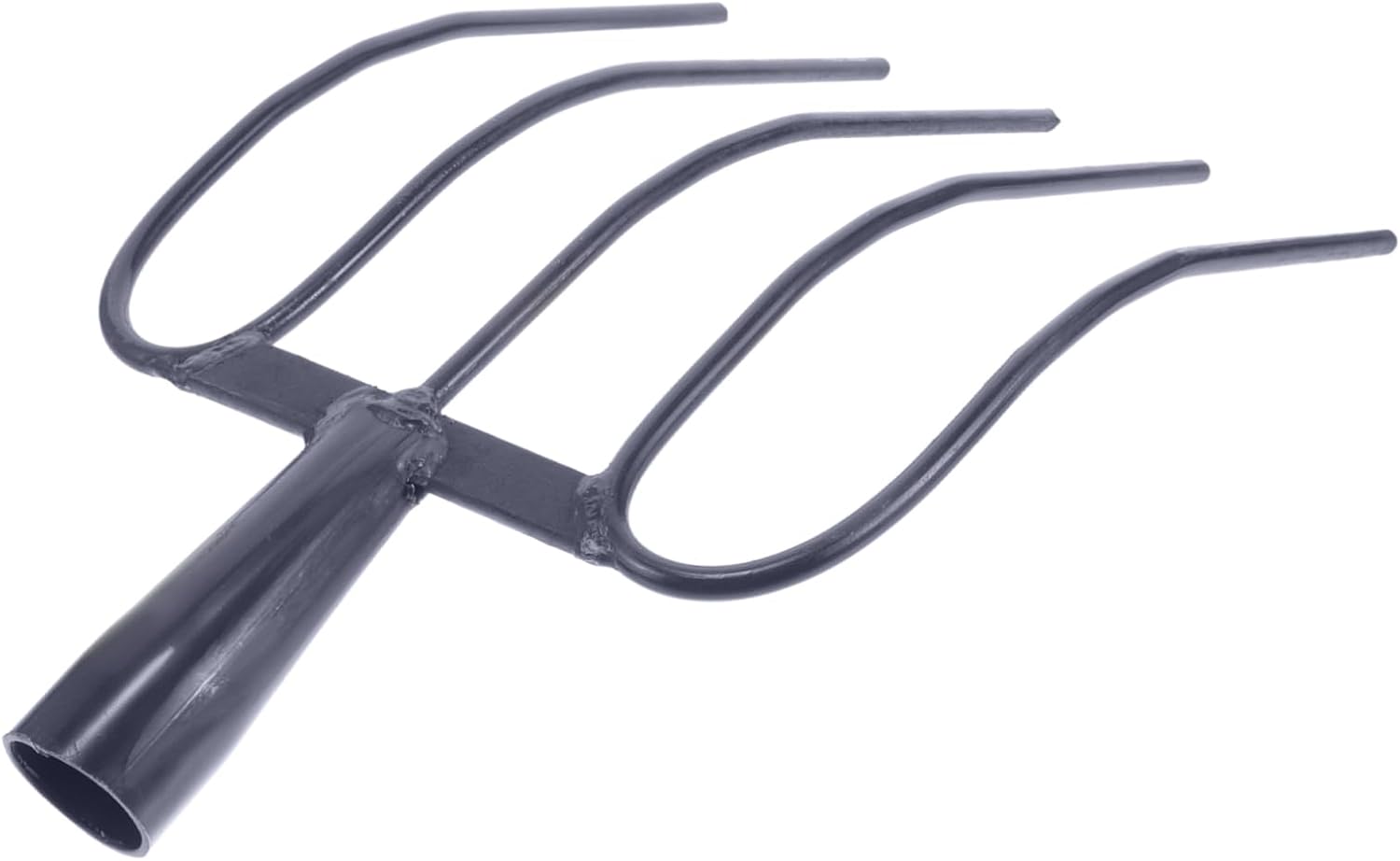 BESTonZON Heavy Duty Manure Fork Iron Agricultural Grass Fork Easy to Use for Farming