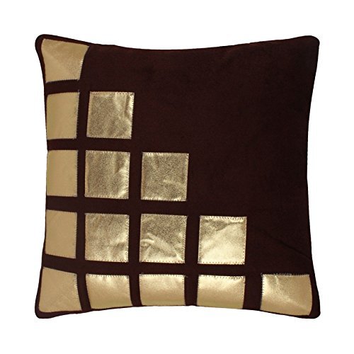 Solid Velvet Cushion Cover Standard Decoration Home Bedroom Set of 5 Pillowcase - Picture 6 of 15