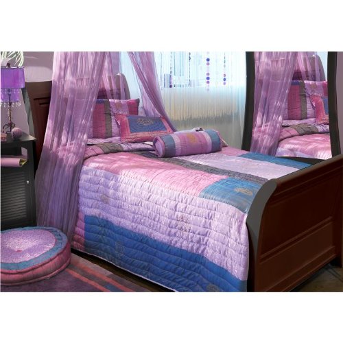 Bacati - Jaipuri Purple & Pink Queen Quilt
