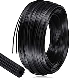 Frienda 0.125 in x 300 ft' Screen Retainer Spline Round TPE Window Screen Spline Black Spline Tool f