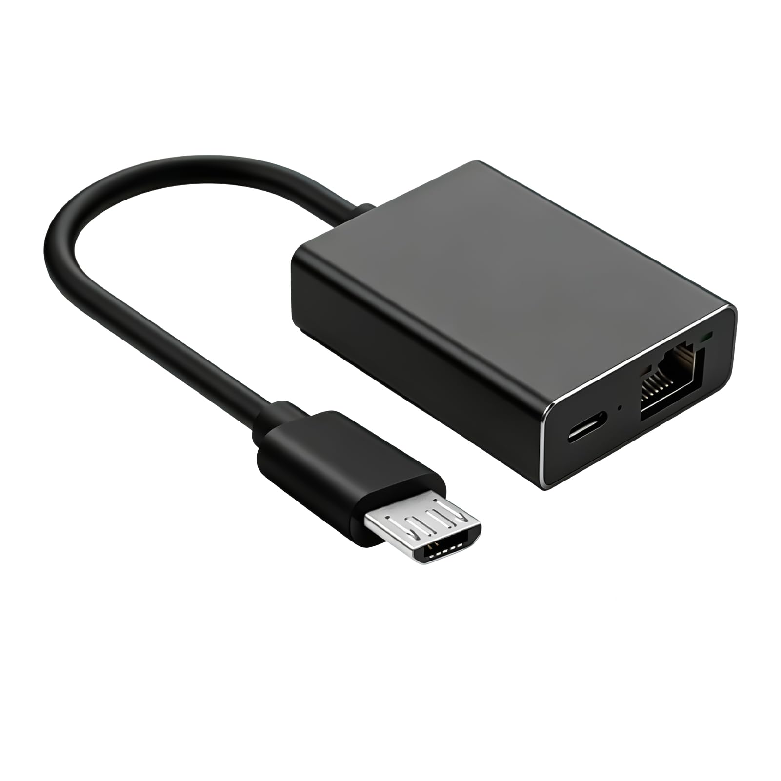 Adaptateur Ethernet pour Fire TV Stick, RJ45 Micro USB, Compatible Chromecast Google Home