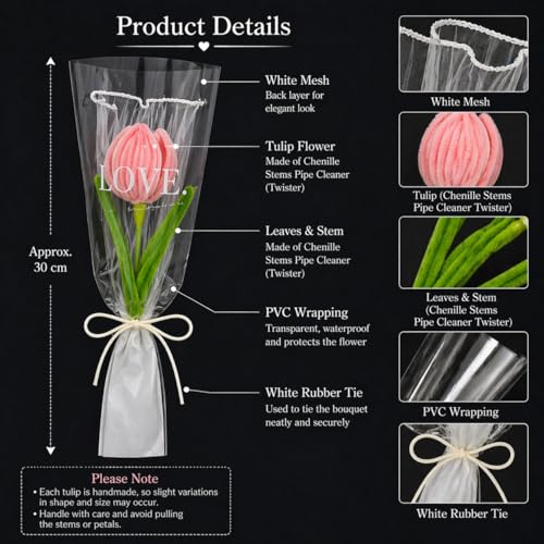 Image of SATYAM KRAFT 1 Pcs Artificial Tulip Flower Korean Style Bouquet for Him Her Girlfriend Boyfriend Wife Husband | Romantic Decor for Anniversary, Birthday, Home Decor (Purple)