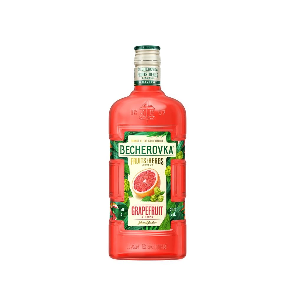 Becherovka Grapefruit und Hopfen - Krauterlikor - 500ml