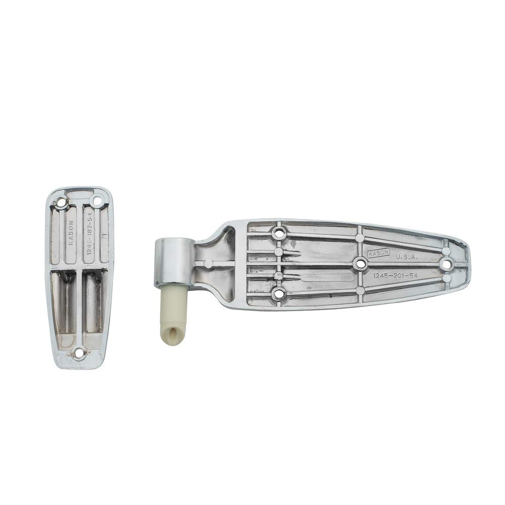 KASON 1245 Serie chrom wendbar cam-lift Scharnier für Gefrierschrank/Kühler/Kühlschrank (Select Offset aus barierefrei 5,1 cm), Offset - 1-1/4"