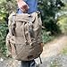 AUGUR High Capacity Canvas Vintage Backpack - for School College Hiking Travel 12-17