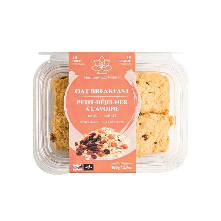 GluteNull Oat Raisin Cookies, Gluten Free, Plant Based, Nut Free, 5.9oz