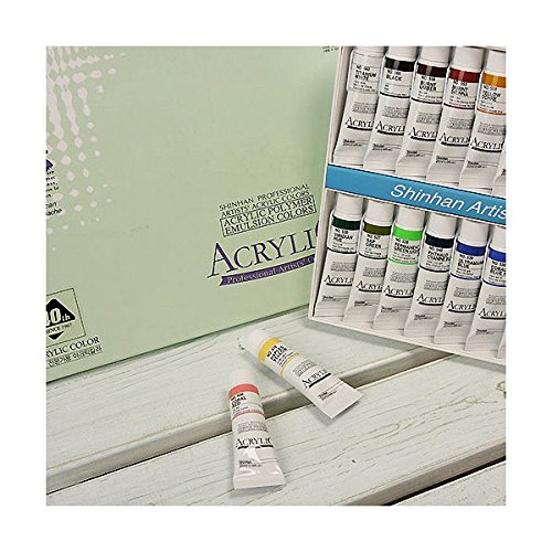 ecommercer INC Künstler Acrylfarben-Set 24 Farben 20 ml Tube