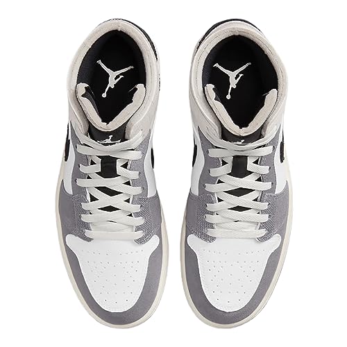 Nike Air Jordan 1 Mid Men's Shoes Cement Grey/Black-White Craft DZ4136-002 11.5
