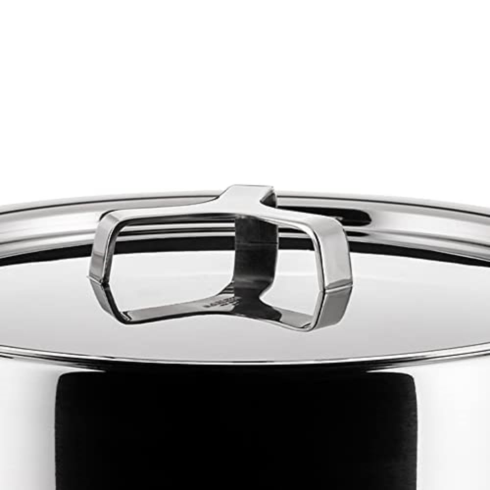 Alessi "POTS & PANS" Durchschlagartiger Einsatz zum Dünsten aus Edelstahl, 6.5 x 30.5 x 24 cm
