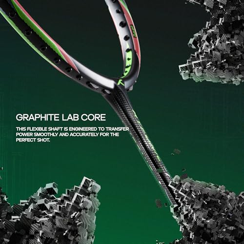 Image of Hundred Hyfonic 1 Badminton Racket (Strung) | Graphite Frame | Precision Control Racket | Balanced Feel for Accurate Shots | Max Tension 30 lbs | Full Cover Included