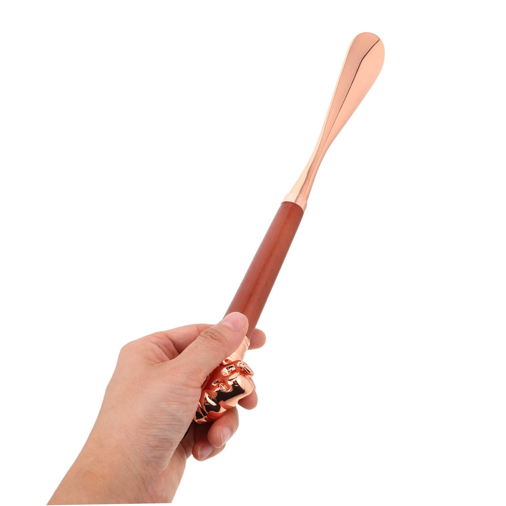 Calzascarpe Testa di Leone Manico lungo 32cm in Lega di Zinco | Portatile e Adatto ai Viaggi, Design Ergonomico Elegante, Uso Domestico Quotidiano