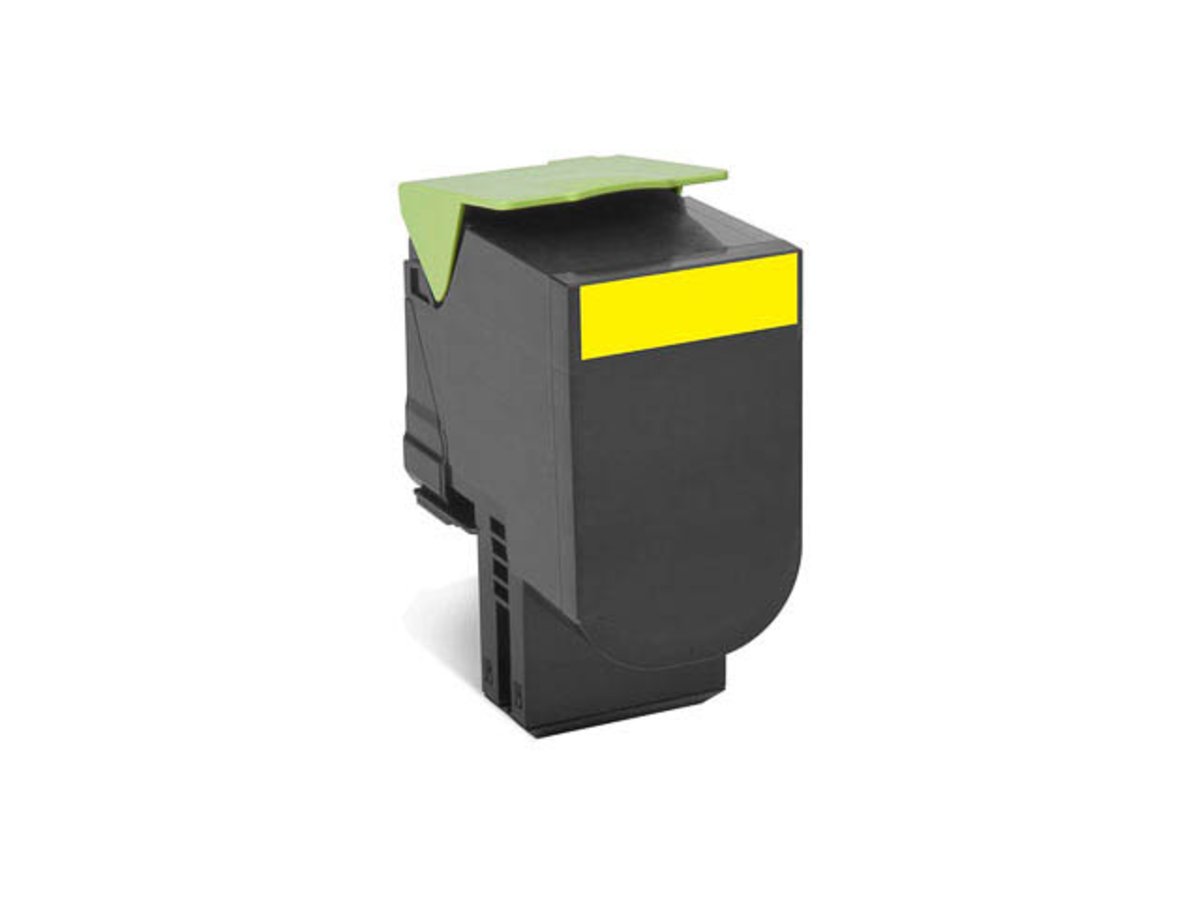 Toner jaune Lexmark CX 310 dn original 80C2SY0 pour imprimante laser - 4