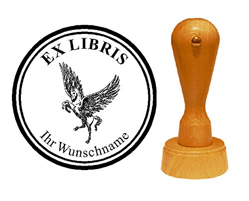 Ex libris exlibris timbro « Pegasus » exlibris