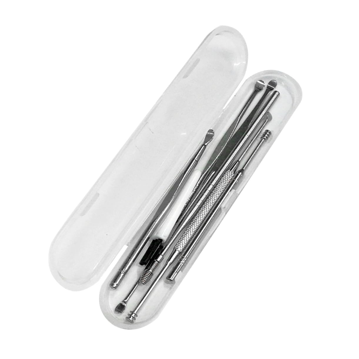 OHPHCALL Stainless Steel Spiral Ear Set Earwax Remover Suction Tool Lavage Safe for Ages