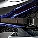 Arespark Gloss Forged Carbon Fiber Vinyl Wrap, Car Vinyl Wrap Decal Sticker Film Sheet with Air Release, Contain Installation Tool for Car Auto Morotcycle (1ft x10ft, Blue)