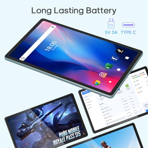 Image of 11 Inch Tablet, 14(6+8) GB&256GB Storage(Expand to 512GB) Android 13 Tablet, with 2000x1200 IPS HD Touch Screen, Dual Stereo Speakers, Dual 13+5MP Camera, 7500mAh, WiFi, GPS, Bluetooth5.0 Tablets