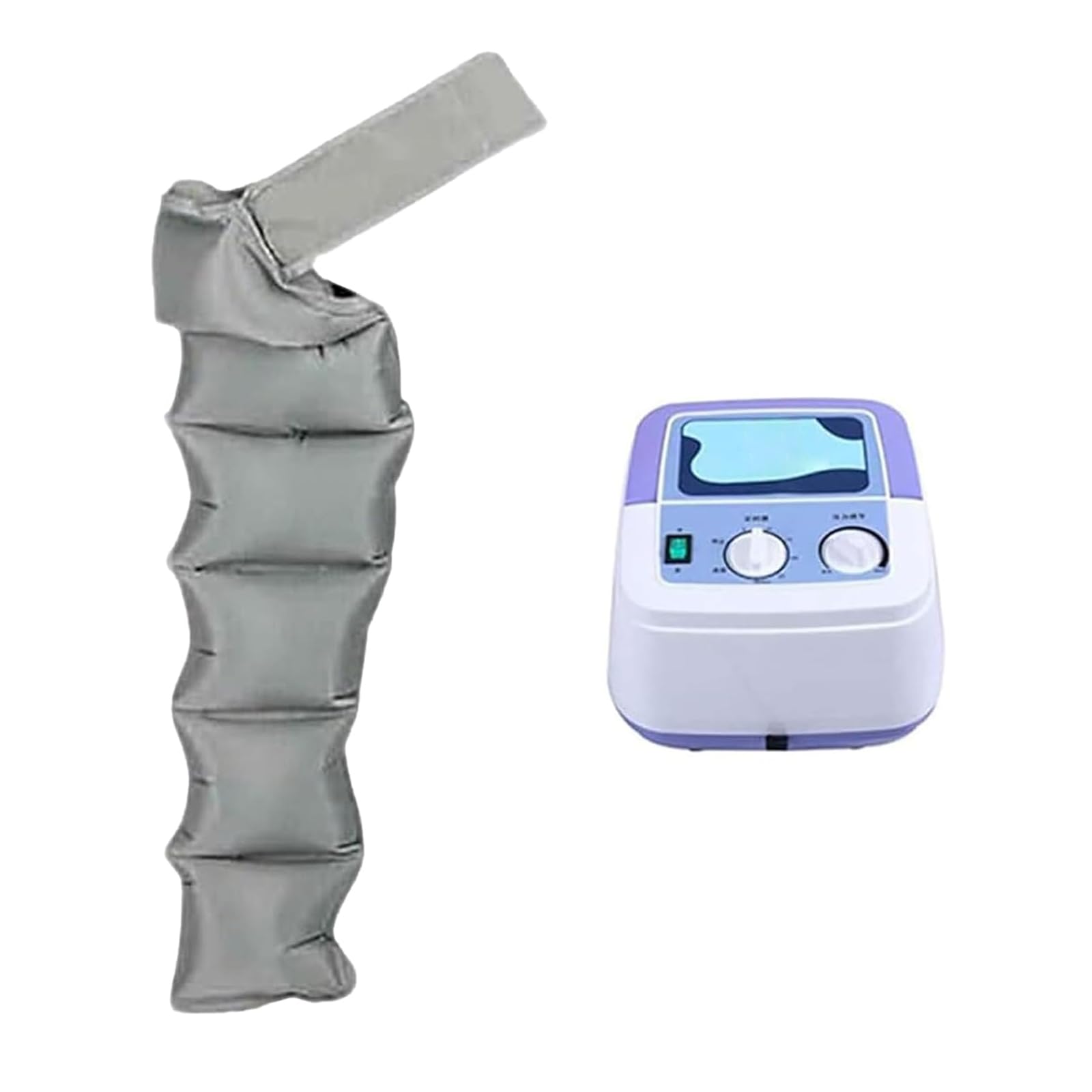Masajeador de cuerpo completo, masajeador eléctrico de drenaje linfático para aliviar el dolor, mejora la circulación, adecuado para cintura, piernas y brazos, diseño de 6 cavidades