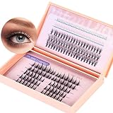 MLEN DIARY Cluster Lashes -Individual Lashes DIY Eyelash Extension 5 Style Cluster Lashes C Curl Flu