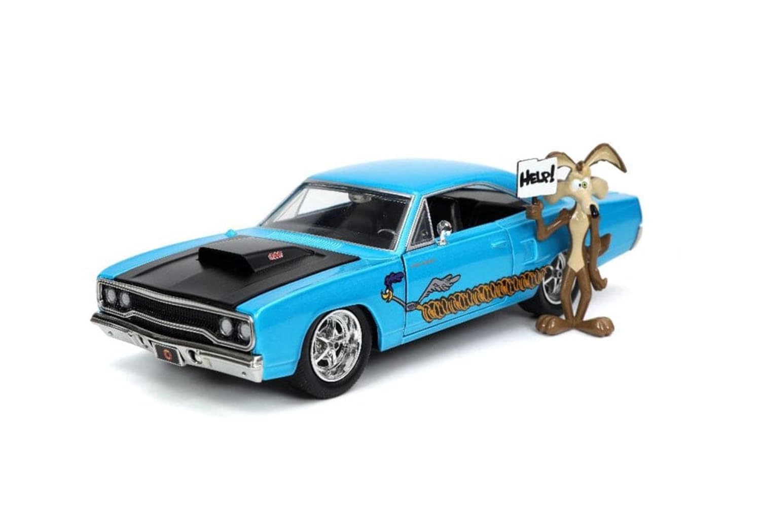 Jada Toys 1/24 ルーニー・テューンズ プリマス ロードランナー 1970