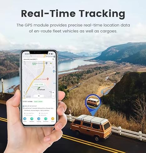 Localizador GPS para Coche sin Canon Sim - Localizador Profesional de Larga Duración - Sim Anónima Activa por 1 Año - Localizador Antirrobo para Coche y Moto, Agencia Investigativa (W15)