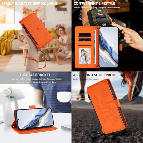 Coque Samsung S21 Plus en cuir à rabat protection intégrale - 2