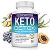 Toplux Keto Detox Pills Advanced Cleansing Extract – 1532 Mg Natural Acai Colon Cleanser Formula, Flush Toxins & Excess Waste, for Men Women, 60 Capsules, Supplement