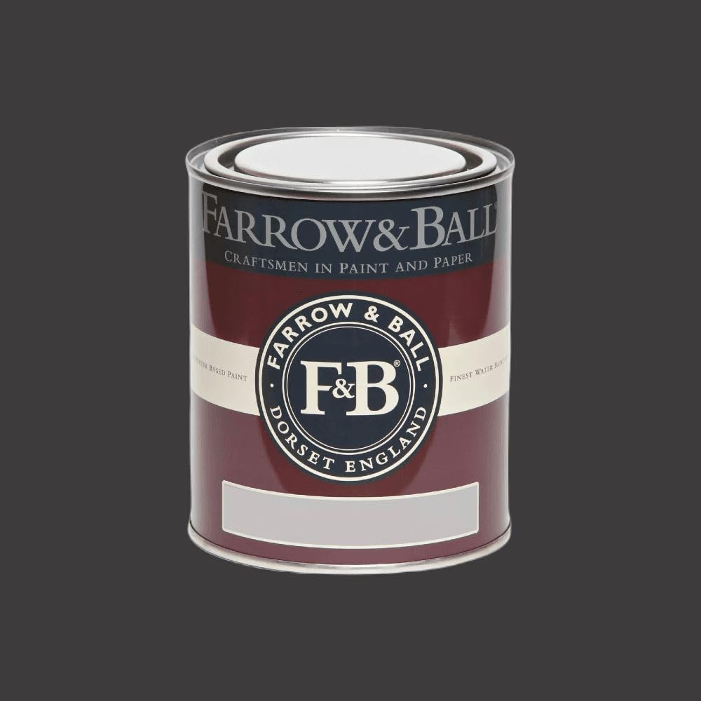 FARROW & BALL FLAT EGGSHELL 256 PITCH BLACK 750ML