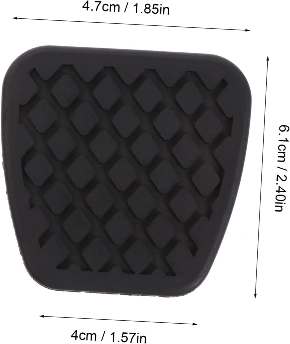 3pcs Non- Clutch and Brake Pedal Cover Rubber Treadle Pads for Enhanced Grip and Stability for Manual Transmission Vehicles