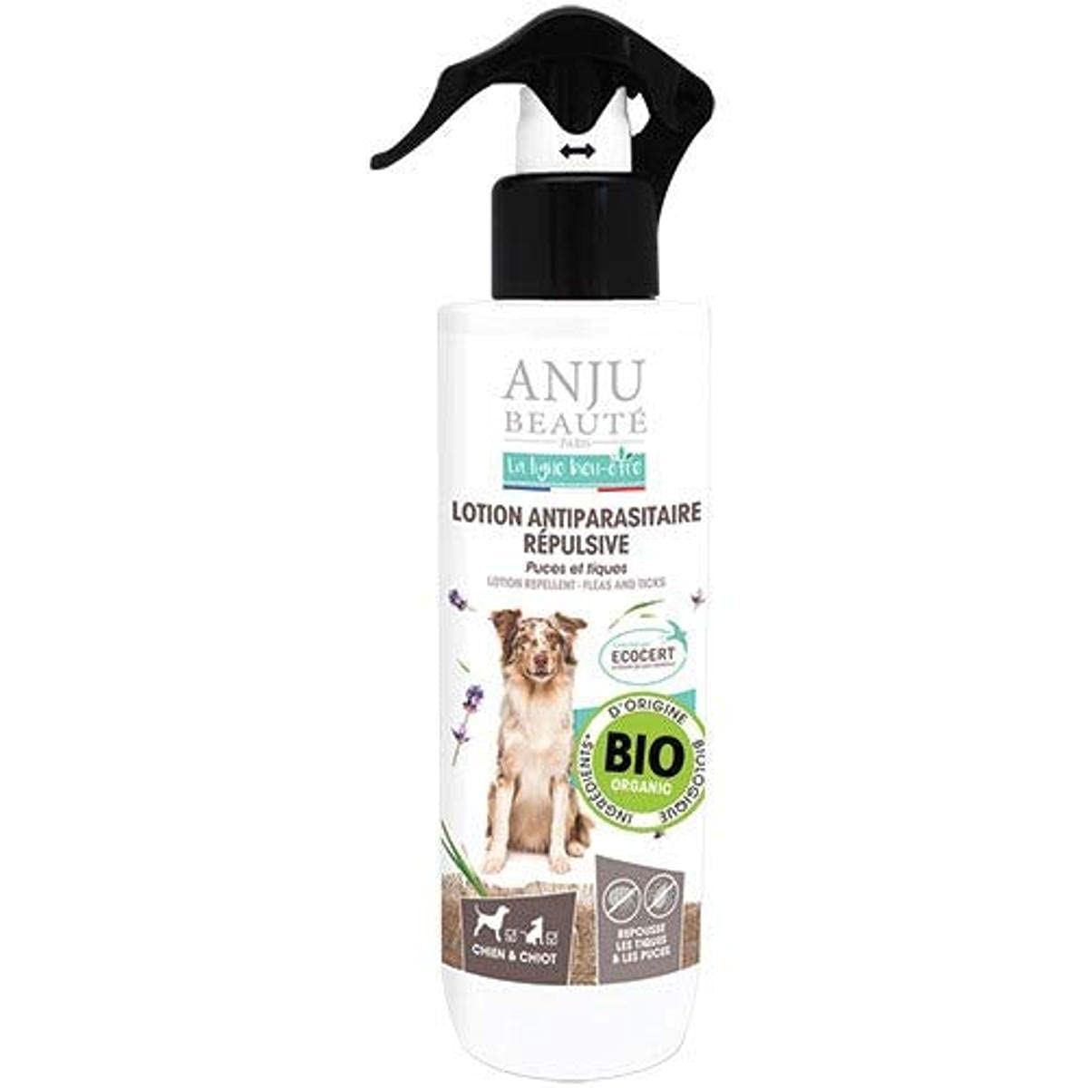 Anju Lotion Antiparasitaire Répulsive pour Chiens 250 ML