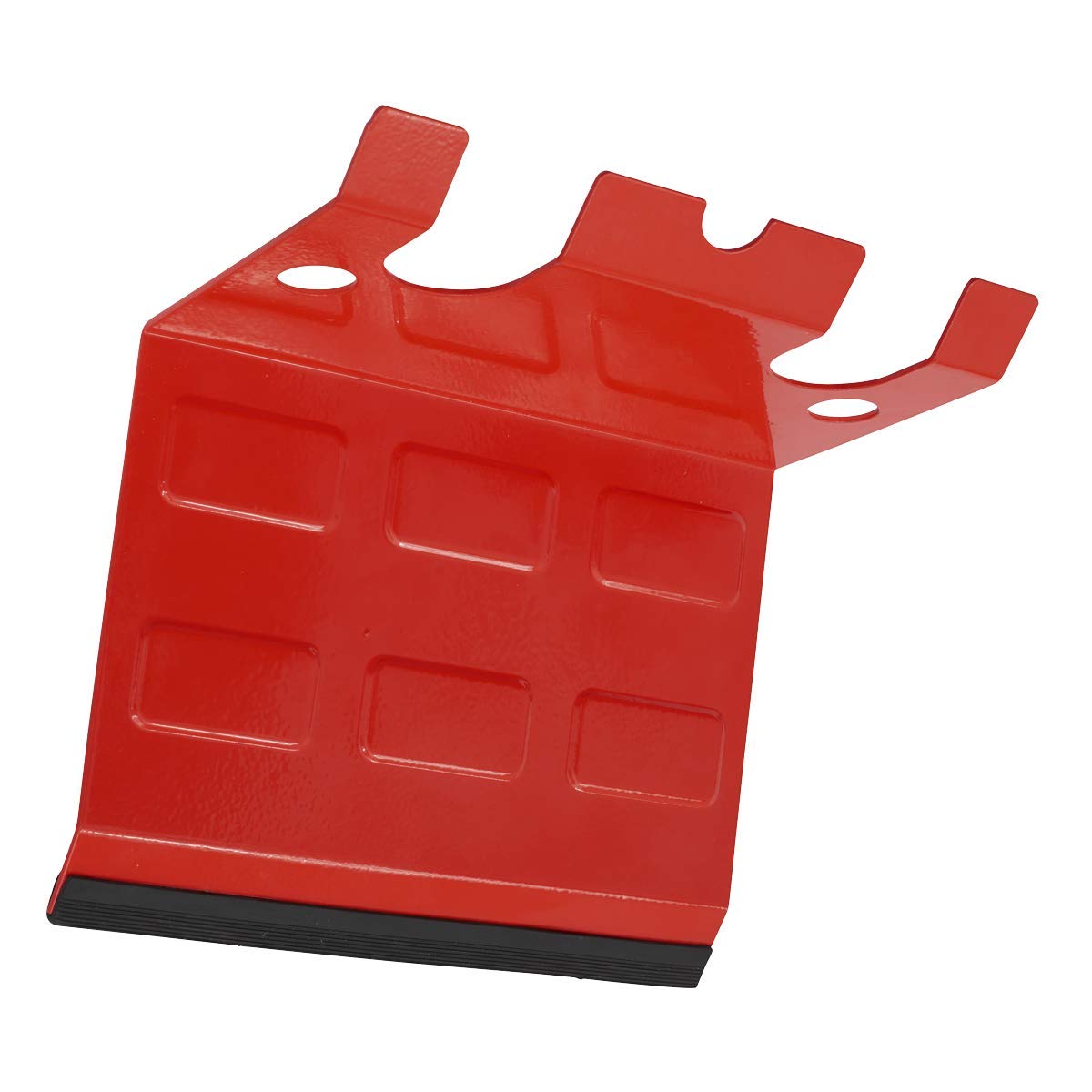 Sealey Heavy Duty Magnetic Spray Gun Holder PVC Bumper - 2 Gun Red MSH03