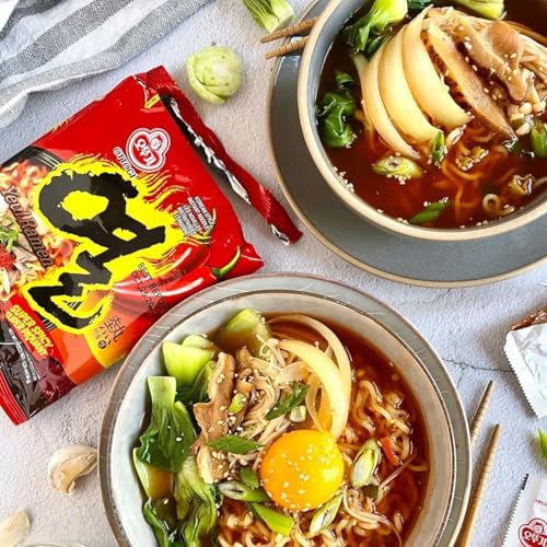 Image of OTOKI Yeul Ramen Super Spicy Korean Style Instant Noodles 120g, Pack of 20 (2.4 kg) | Traditional Instant Ramen | Extreme Super Hot, Veg & Authentic Korean Noodles | The Product Of Korea