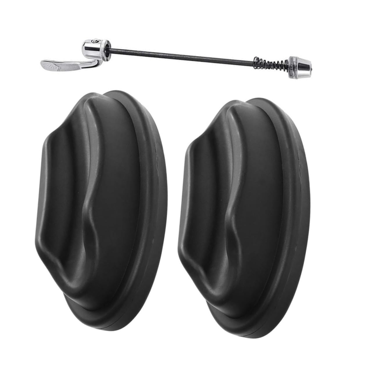 NAMOARLY Bike Trainer Front Wheel Block Steel and Plastic Bike Riser Accessory Kit