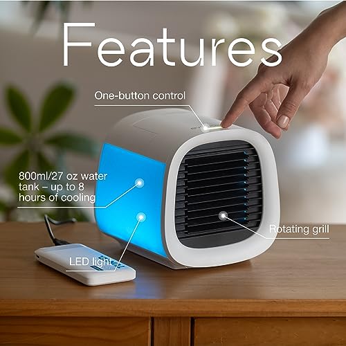 Evapolar Portable AC Unit- Small Personal Air Conditioners - Mini Evaporative Air Cooler for Desk and Camping - Swamp Cooler - Evachill, Blue by Evapolar - Image 4