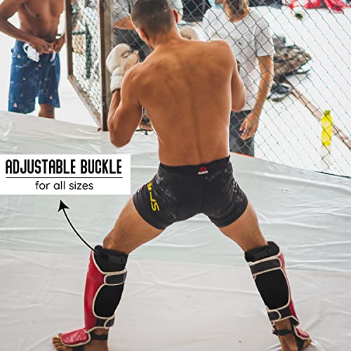 ONOMASTE - Knee Pads for MMA Muay Thai Boxing Thai Martial Arts Volleyball Padding Knee Protector Thick, Einheitsgröße - Image 4