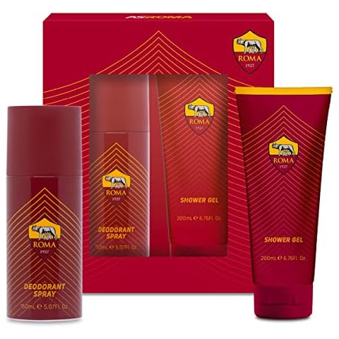 ROMA Men's Gift Set with Deodorant and Shower Gel Cover