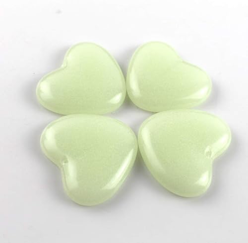 Miniatura 6 de HEALLILY Piedras de corazón que brillan en la oscuridad, piedras brillantes para pasarelas, caminos, patio, césped, jardín zen, decoración de