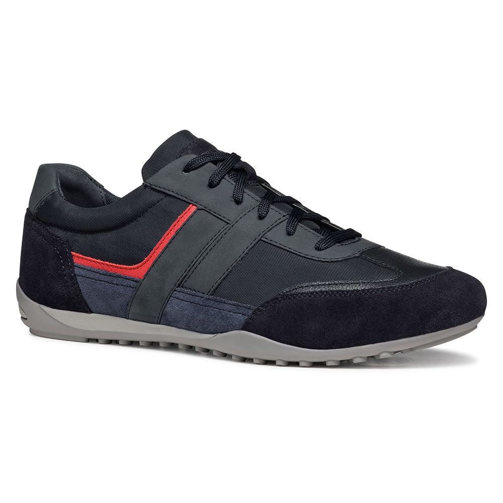 Geox Men's U Wells A Sneaker, Navy, 11 UK