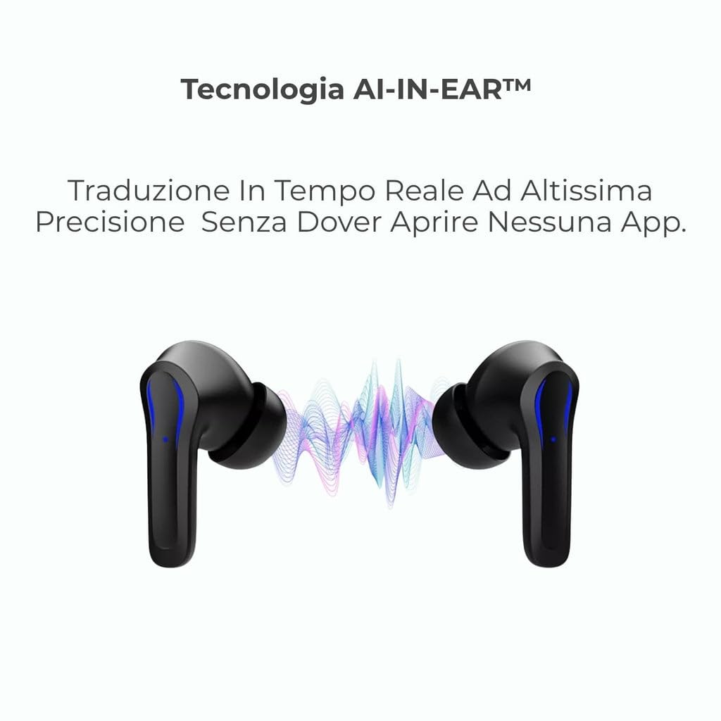 MEIION norevo SmartPods Auricolari Bluetooth 5.3 In-Ear con IPX6 e 35 Ore di Riproduzione