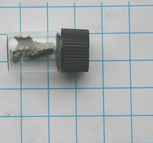 0.04 oz 99.9% piezas de metal de gadolinio en elemento frasco de vidrio 64 muestra envío libre