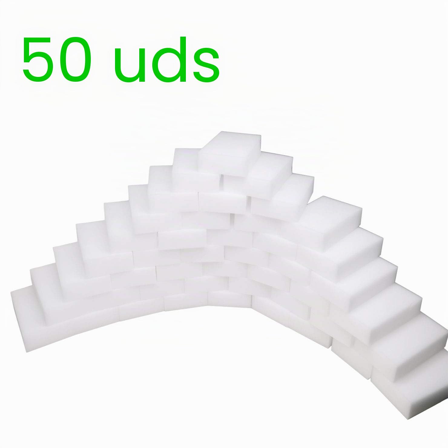 50 Unids/Lote Borrador magico Esponja Magica Estropajo Multifuncional 100x60x20mm